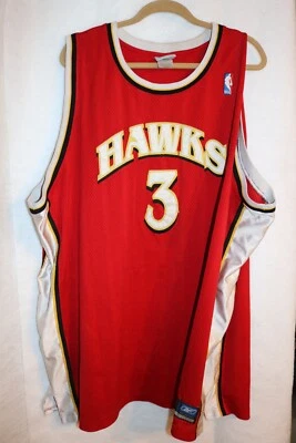 ABDUR-RAHIM JERSEY #3 Size 56 NBA VINTAGE REEBOK ATLANTA HAWKS Jersey - Image 1 of 4