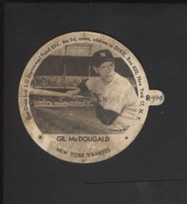 1954 Dixie Lids Baseball Gil McDougald Lemke's Brand New York Yankees