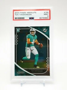 Panini Absolute Tua Tagovailoa 2020 novato **PSA 9 como nuevo** - Imagen 1 de 2