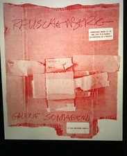 Robert Rauschenberg: Gallery Sonnabend, 1972  "RED CARDBIRDS"