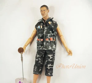 1:6 Scale Action Figure US Navy Camo Tactical Vest Jacket Shorts Uniform DA183_4 - Picture 1 of 4