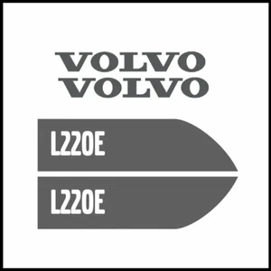 Volvo L220E Decals Sticker Kit for loader - Foto 1 di 1