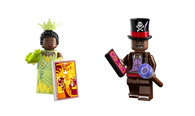 LEGO MINIFIGURES CLASSICO DISNEY LA PRINCIPESSA E IL RANOCCHIO TIANA NUOVE - Immagine 1 di 1