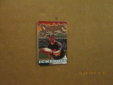 PCL Tucson Sidewinders Vintage Circa 2006 Team Logo Baseball Pocket Schedule