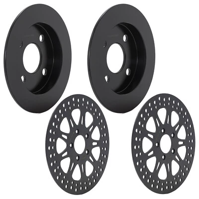 4Pcs Front Rear Brake Rotors for Harley Trike Tri Glide Ultra FLHTCUTG 2009-2013 - Image 1 of 4
