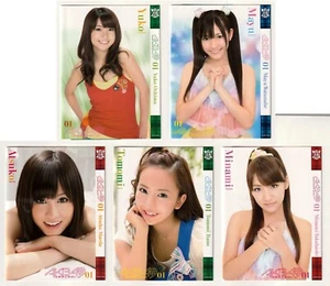 AKB48 MINI BUCHEINBAND fünf Stück Lot / Mayu Watanabe, Yuko Oshima, Atsuko Maeda - Bild 1 von 7