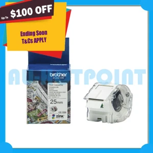Brother Genuine CZ-1004 25mm x 5m Zink Label Roll for VC-500w Label Printer - Picture 1 of 1