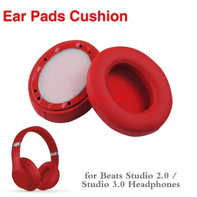 2 x Ersatz Ohrpolster weiche Kissen Abdeckung für Beats Studio 2.0 3.0 Kopfhörer - Bild 1 von 4