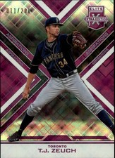 2016 Elite Extra Edition Aspirations Purple #21 T.J. Zeuch /200