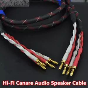 Canare 4S12F Star Quad HiFi Banane zu Spaten Stecker Audio Lautsprecherkabel (Bi-Wire) - Bild 1 von 8