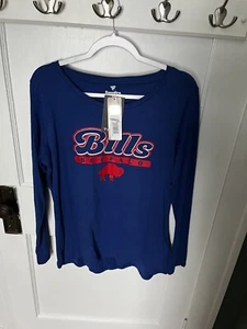 Buffalo Bills Women’s Long Sleeve T Shirt Large - Picture 1 of 3