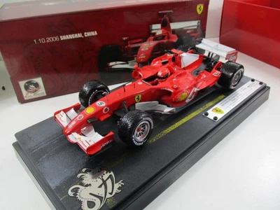 J2995- FERRARI 248 F1 #5 WINNER CHINE M.Schumacher 2006 HOT WHEELS 1/18 - Photo 1/4