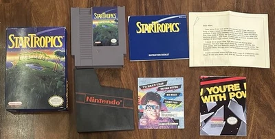 StarTropics Nintendo NES 1990 Complete in Box CIB Game W/ Letter Manual & Letter - Image 1 of 4