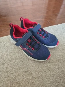 Saucony Boy's S-Wind A/C Sneakers Run Shoes Athletic Navy/Red 4.5 W - Picture 1 of 6
