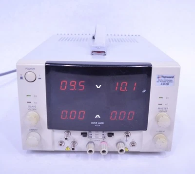 Topward 6302D Dual-Tracking DC Power Supply *Broken Terminals* - Image 1 of 4