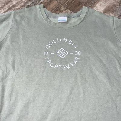 Suéter Columbia para mujer verde salvia cuello redondo talla 3x Foto 1 de 4