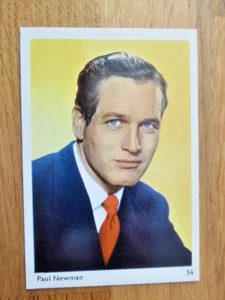 PAUL NEWMAN FAMOUS ARTISTES GUM CARD #54 LEAF BRANDS INC 1960 MINT - Picture 1 of 2