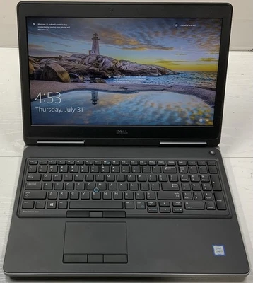 Dell Precision 7520 15.6 FHD  i7-7820HQ, 32GB Ram, 1TB SSD, 2TB HDD, Win 10 Pro - Image 1 of 4