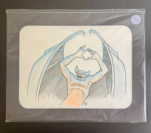 NEW Disney Parks Fantasia Chernabog Luminescent Signed Drawing 11"x14" DV-603 - Picture 1 of 4