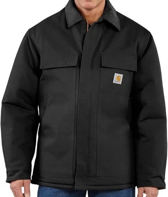 Carhartt C003DNY Mens Large Tall Loose Fit Duck Artic Insulated Tradtional Coat - Image 1 of 4