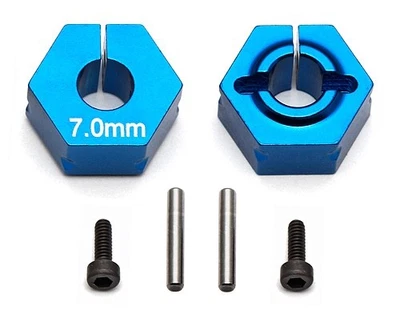 ASC91610 Team Associated 7.0mm Factory Team Aluminum Clamping Wheel Hex (2) - Image 1 of 3