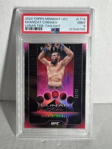 2024 Topps Midnight UFC Khamzat Chimaev Lunar Tide /12 PSA 9 - Bild 1 von 1