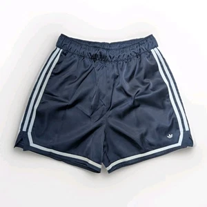 ADIDAS NEU Hoop Prep Glanz Shorts M Fußball Turnhose Vintage Sport Freizeit blau - Bild 1 von 24