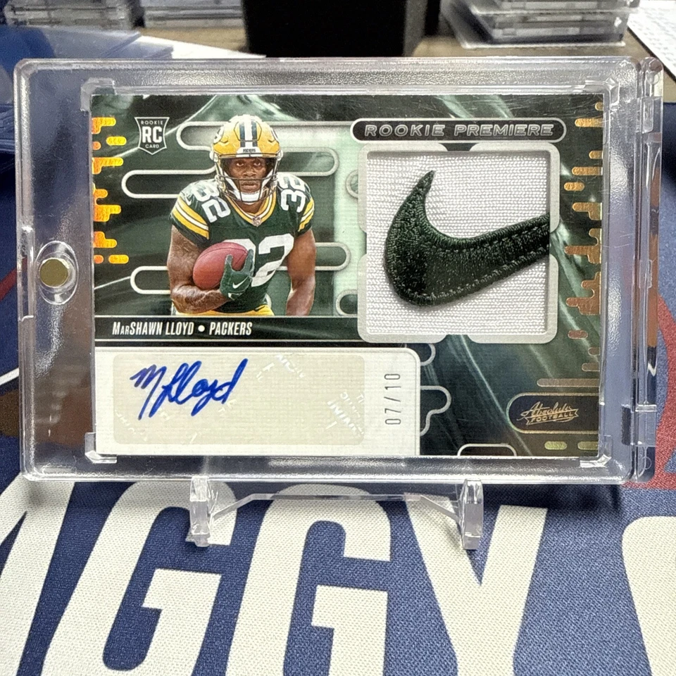 2024 Absolute MarShawn Lloyd RC /10 Nike Swoosh Auto #RPMA-MLD - Image 1 of 2