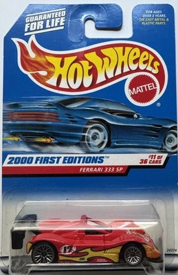 2000 Hot Wheels First Edition Ferrari 333 SP 11/36 - Image 1 of 2