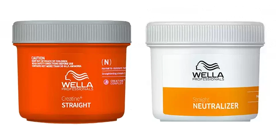 Wella Creatine + Straight (N) Normal to Resistant Hair 400ml Kit - image 1 of 1