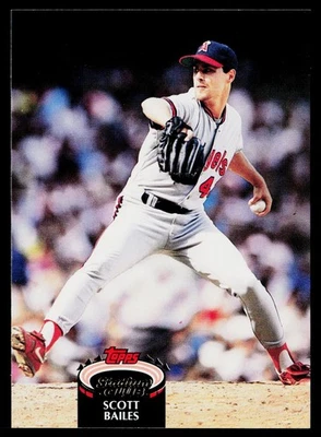 1992 Stadium Club #167 Scott Bailes California Angels - Image 1 of 2