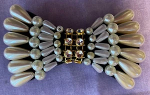 Women Bowknot Bow pearll Hair Clip Hairpin Girls Barrette Accessories  - Picture 1 of 1