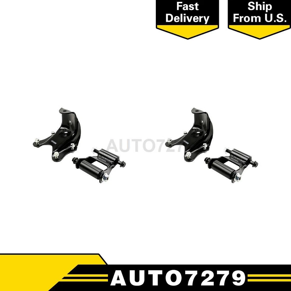 Soporte de grillete de resorte de hoja 2 piezas para Ford F-100 1966-1974 Foto 1 de 3