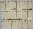 Kensita Wix Silk Flower Cigarette Cards Series 1, Small, Printing 