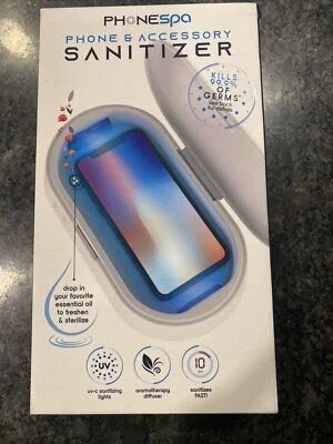 Tzumi PhoneSpa Phone & Accessory Sanitizer UV-C Sanitizing  Never Used Open Box - Image 1 of 4