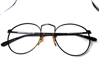 Ray-Ban WILLOBY Black 50-20-140 Vtg by B&L USA Sunglasses Frames NO LENSES - Image 1 of 4