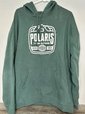 POLARIS MEN'S STAMP HOODIE SNOWMOBILE HOODIE MEN'S ATV HOODIE SWEATSHIRT 2XL - Image 1 of 4