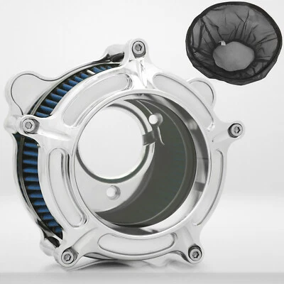 Clarion Blue Air Breather intakes filters for Harley Touring Electra Glide 08-16 - Image 1 of 4