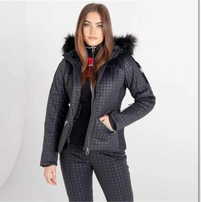 BNWT Dare 2 B Black Prestige Waterproof Jacket Coat Size 20 — 第 1/4 张图片