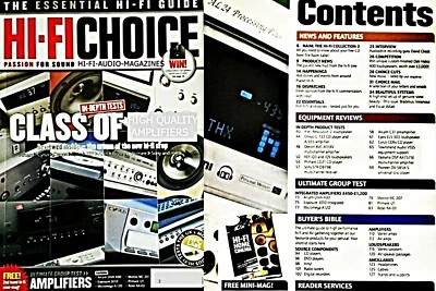 HI-FI CHOICE  EXPOSURE 3010 - FOCAL-JMLAB MICRO UTOPIA - DENON AVC-A11XZ £3.99 - Image 1 of 4