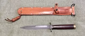 M & V Peloza Custom M7 Tactical Knife And Sheath - Picture 1 of 8