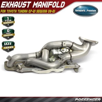 Passenger Right Exhaust Manifold for Toyota Tundra 2007-2021 Sequoia 2008-2021 - Image 1 of 4