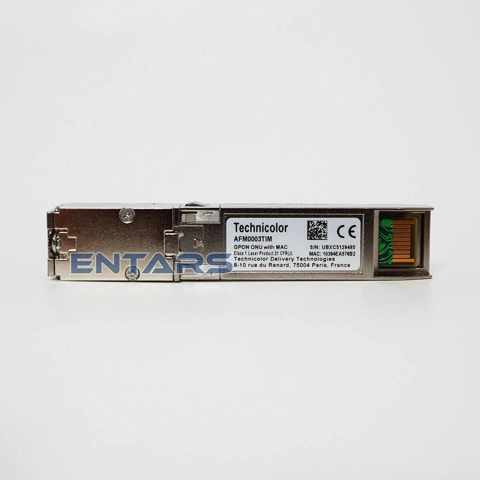modulo ftth sfp mini ont technicolor gpon onu afm0003 tim per modem tim hub - Immagine 1 di 1