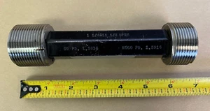 SIZE CONTROL CO. THREAD PLUG GAGE 1-1/4-11 1/2 NPSM, GO PD 1.5834 NOGO PD 1.5916 - Picture 1 of 8