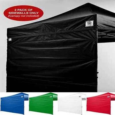 IMPACT CANOPY 10x10 Canopy Tent Side Walls Outdoor Pop up Canopy Sidewalls - TWO WALLS ONLY
