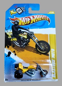 Hot Wheels ¡MOTO EXPLOSIVA! Triciclo de motocicleta amarillo 2012 nuevos modelos #41/247 1'64 - Imagen 1 de 12