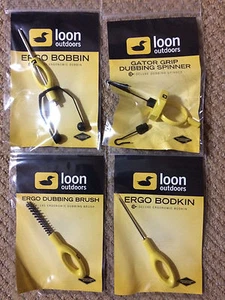 LOON ERGO Brush, Bobbin, Bodkin, Scissors, Whip Finisher, Spinner - Fly Tying - Picture 1 of 1