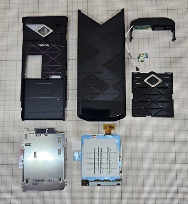100% Nokia 7900 original cover mix black with keypad latin NEW EOL PARTS - Image 1 of 2