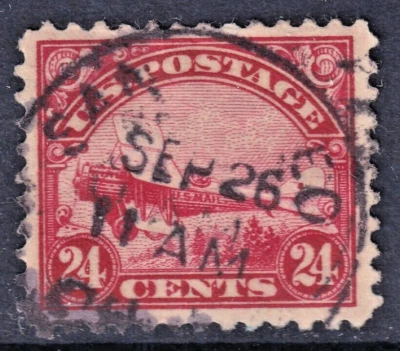 USED US #C6 AIRMAIL CV$30.00 - Image 1 of 2