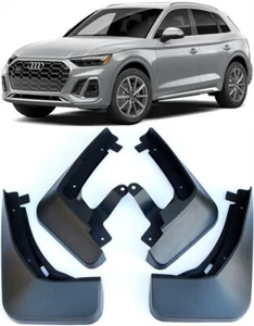 Genuine Front & Rear Splash Guards Mud Flaps Fender For 2018-2024 Audi Q5 FY SUV - Picture 1 of 8